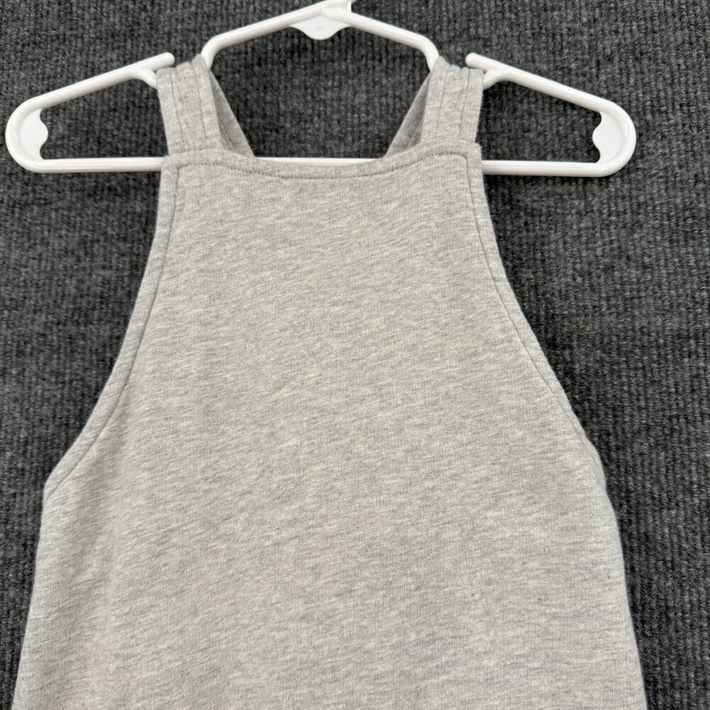 Nordstrom Baby French Terry Jumpsuit Overalls 18-24 Months Gray Organic Cotton - Picture 2 of 7